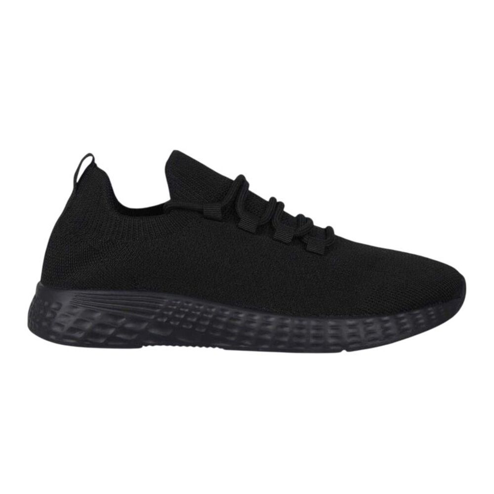 Fabric Childrens/Kids Santo Mesh Lace Up Sneakers / Black